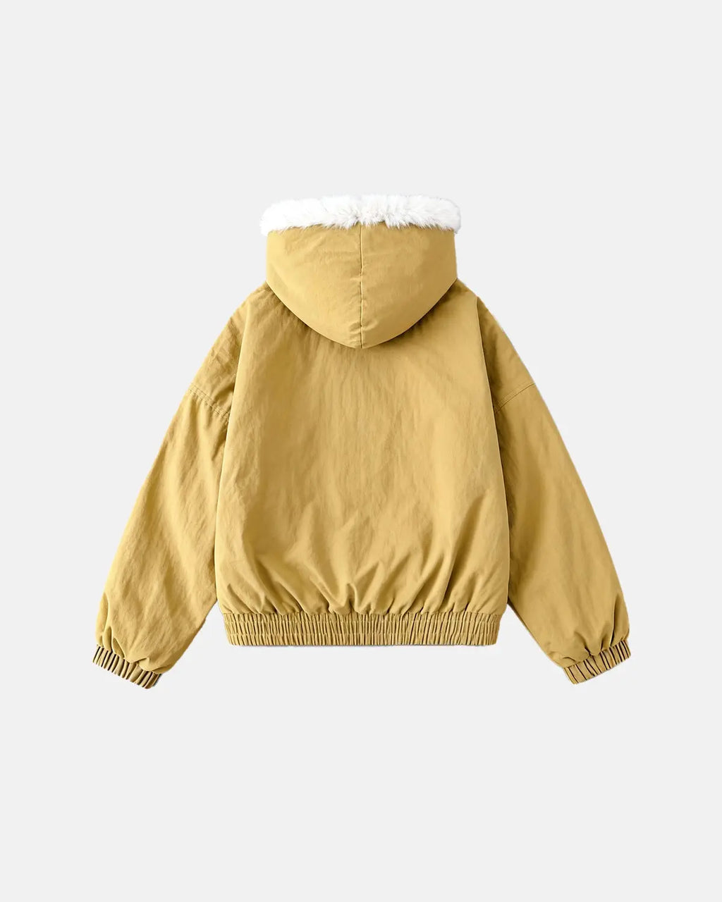 Faux Fur Lined Padded Bomber Jacket | Flation Streetwear