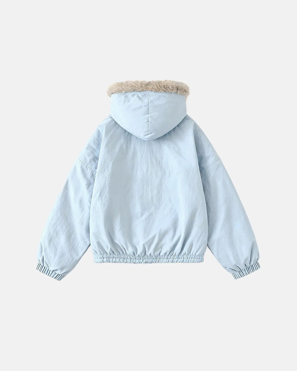 Faux Fur Lined Padded Bomber Jacket | Flation Streetwear