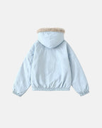 Faux Fur Lined Padded Bomber Jacket | Flation Streetwear