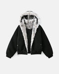Faux Fur Lined Padded Bomber Jacket | Flation Streetwear