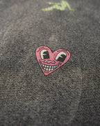 Funny Stickers Distressed Zip Up Hoodies | Flation Streetwear