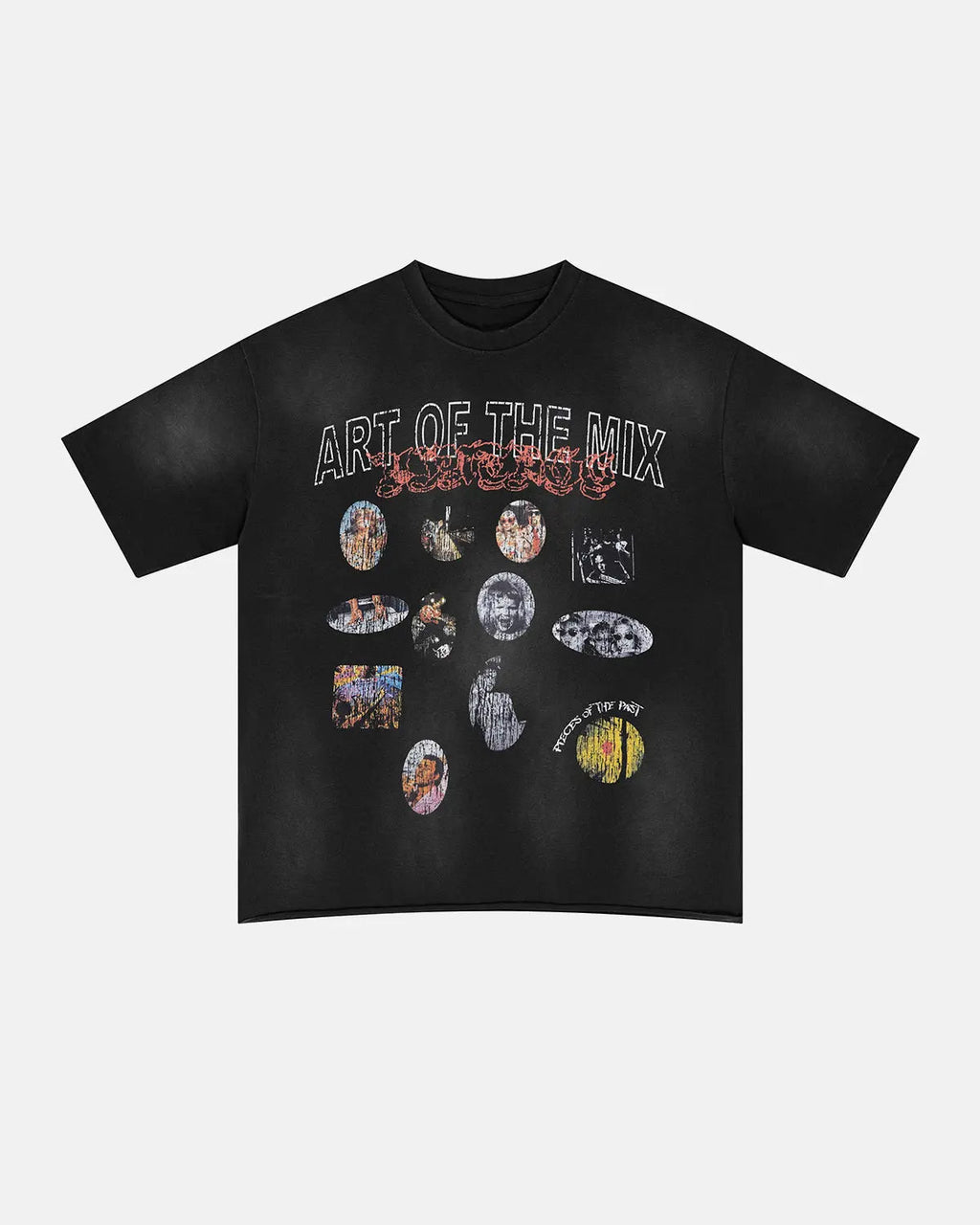 Graphic Print Washed Oversized T-Shirt | Flation Streetwear