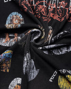 Graphic Print Washed Oversized T-Shirt | Flation Streetwear