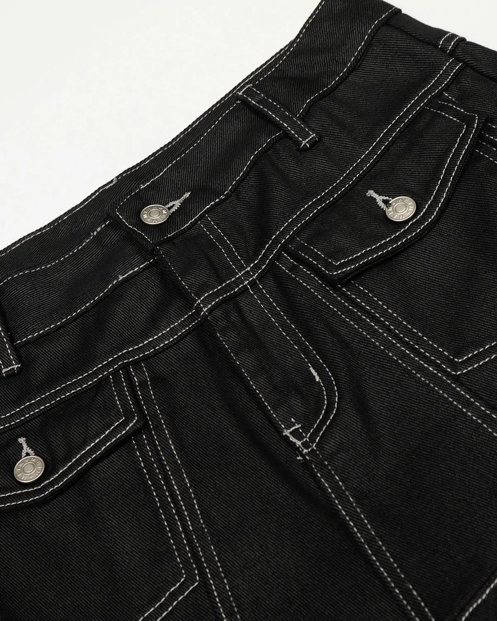 Letter Graphic Cargo Barrel Jeans | Flation Streetwear