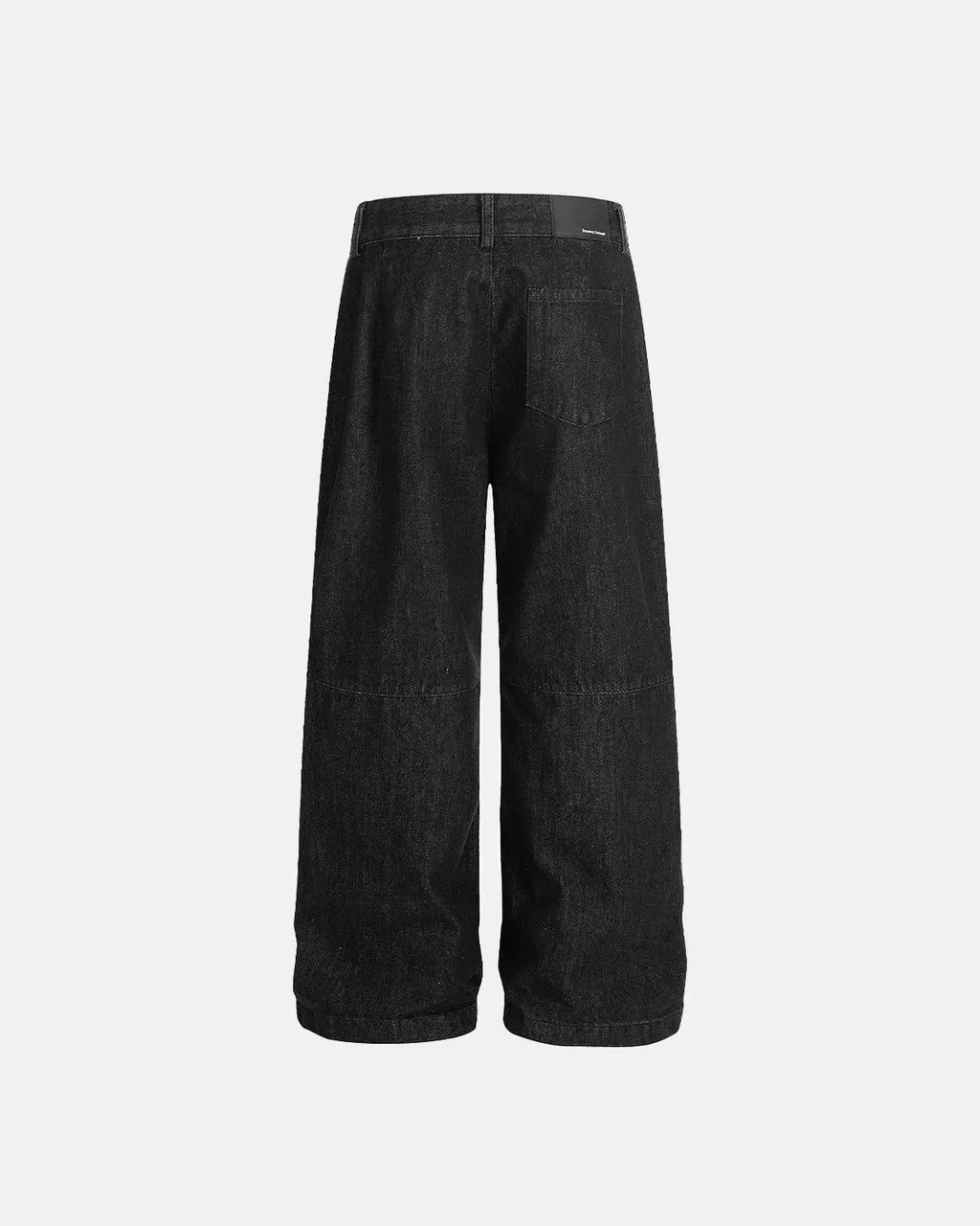 Pleated Raw Baggy Jeans | Flation Streetwear