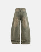 Retro Acid Wash Baggy Cargo Pants | Flation Streetwear