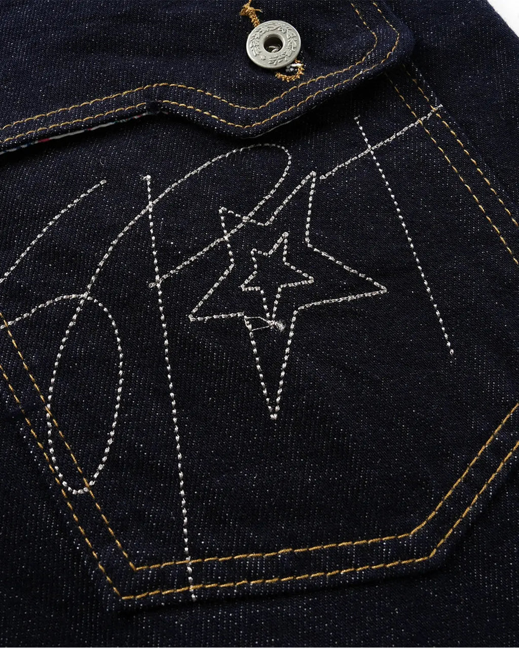 Selvedge Buckle Baggy Jeans | Flation Streetwear