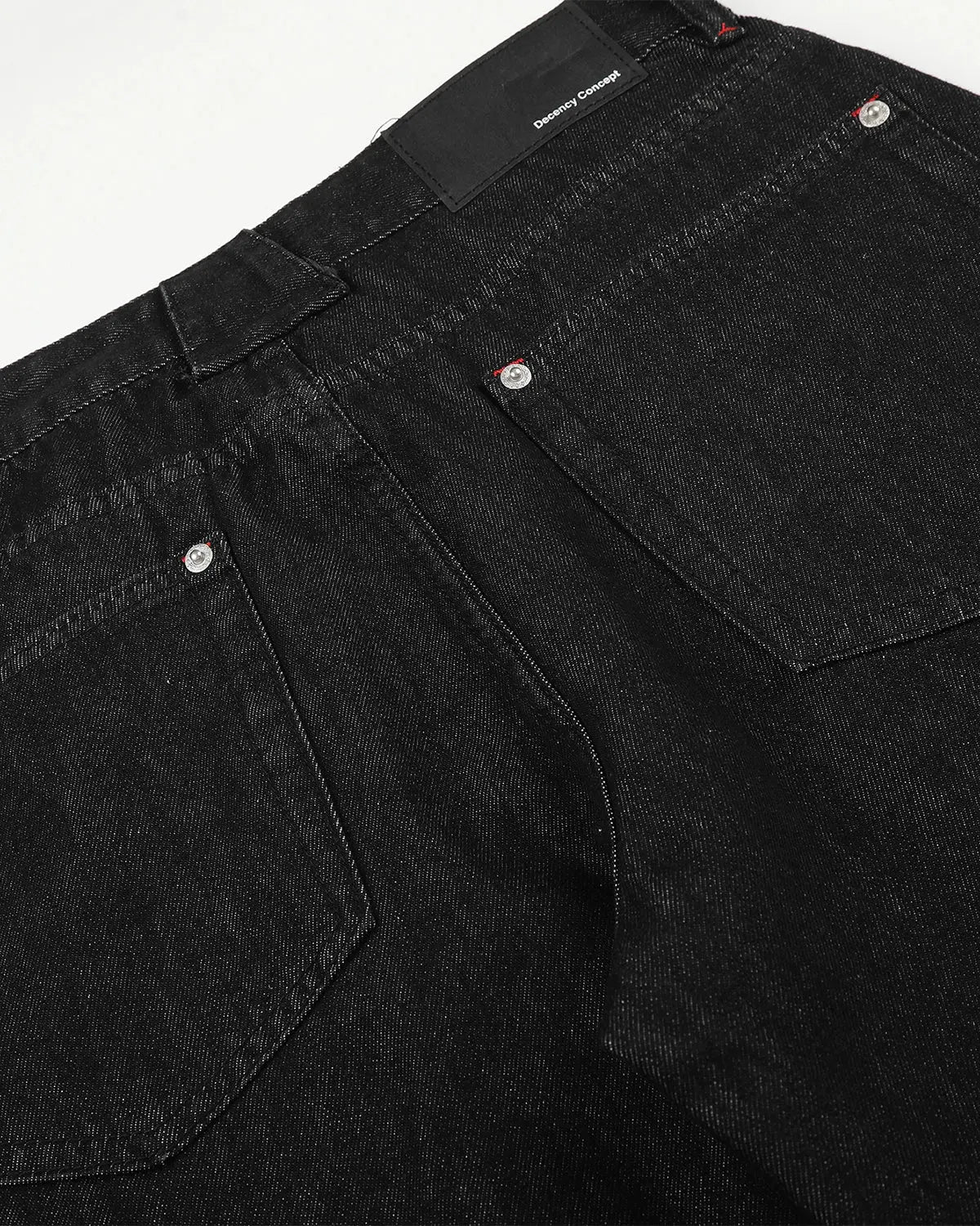 Side Eyelet Buttons Barrel Jeans | Flation Streetwear
