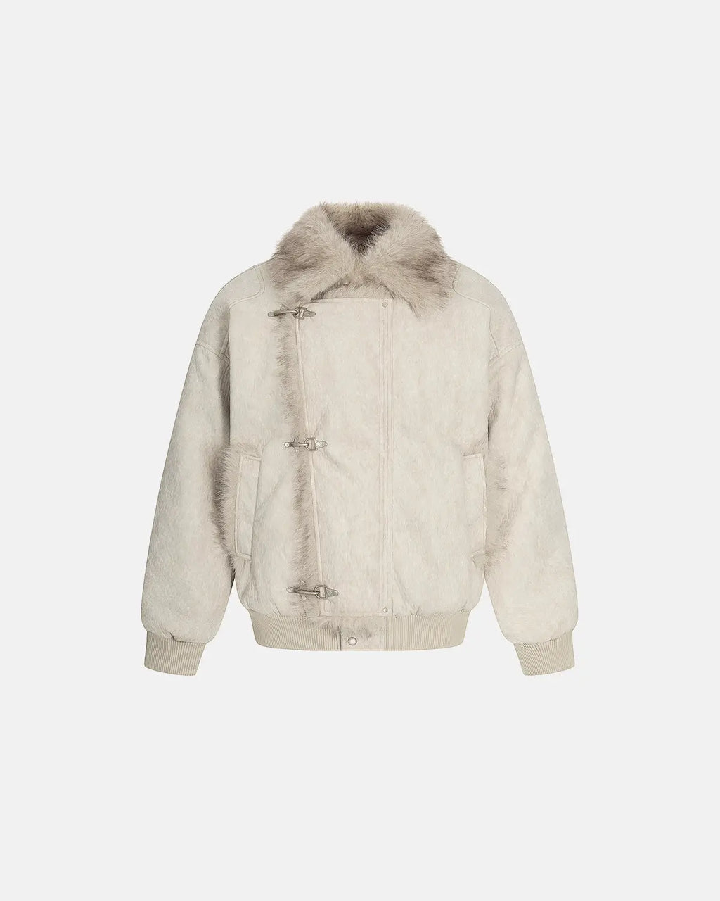 Slanted Clasp Fireman Padded Jacket | Flation Streetwear