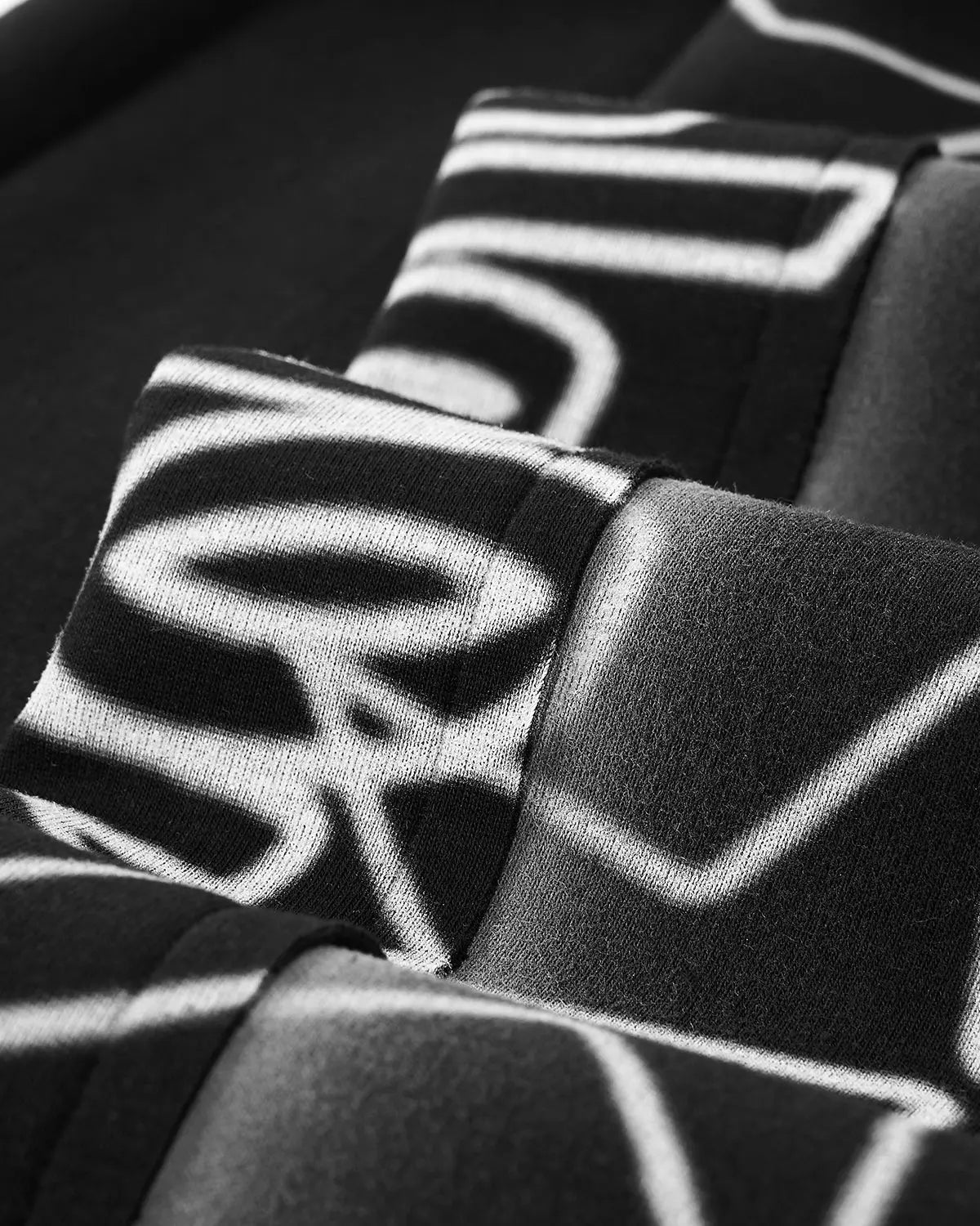 Stitching Spray-Painted Graffiti Sweatpant | Flation Streetwear