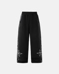 Stitching Spray-Painted Graffiti Sweatpant | Flation Streetwear