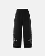 Stitching Spray-Painted Graffiti Sweatpant | Flation Streetwear