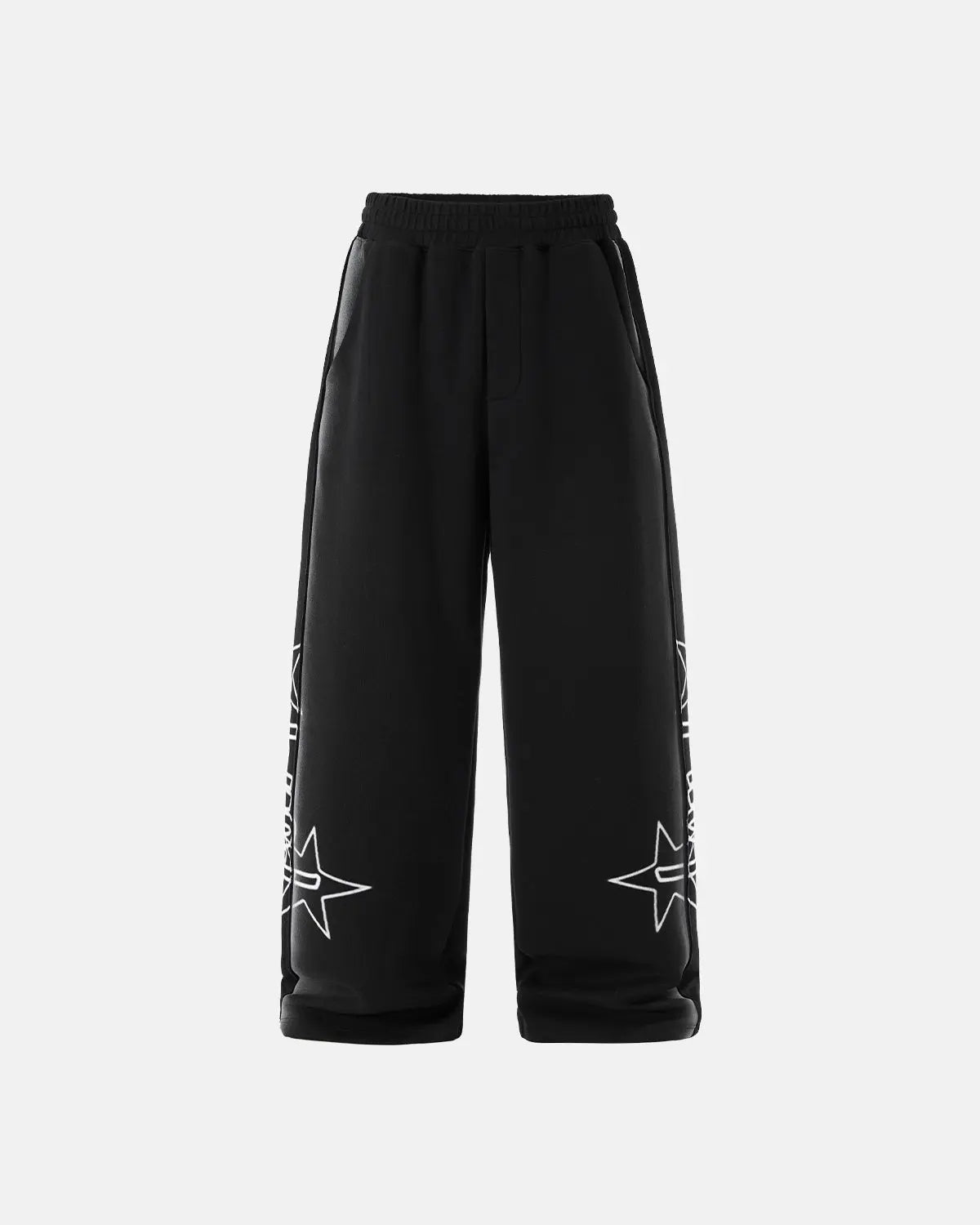Stitching Spray-Painted Graffiti Sweatpant | Flation Streetwear