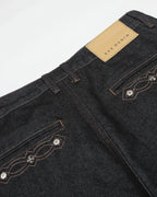 Vintage Embroidered Bootcut Jeans | Flation Streetwear