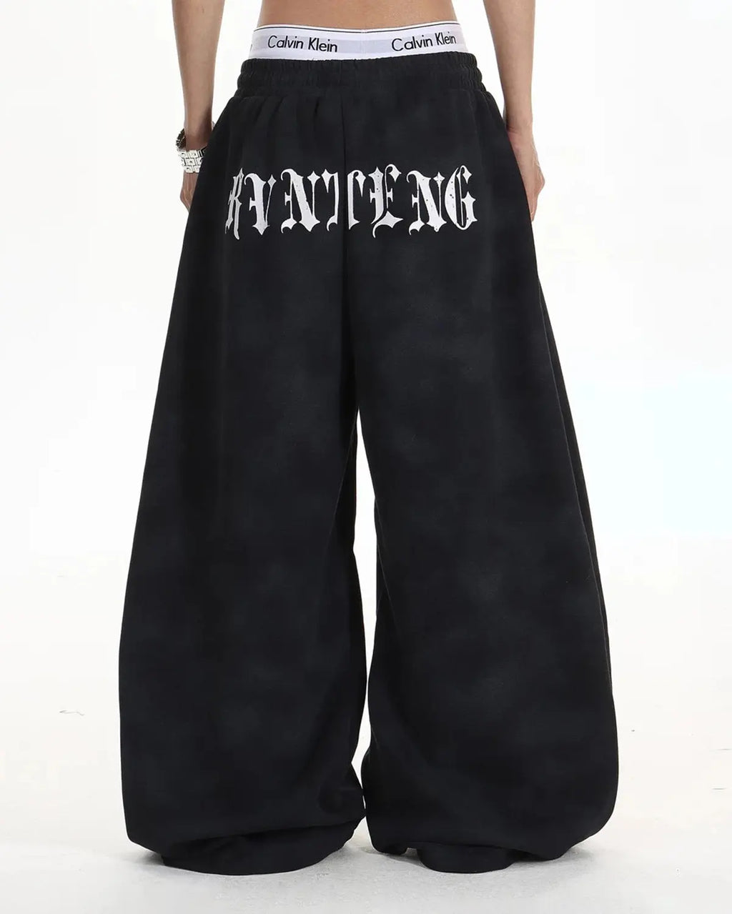 Washed Cross Barrel Sweatpants | Flation Streetwear