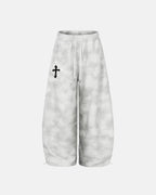 Washed Cross Barrel Sweatpants | Flation Streetwear