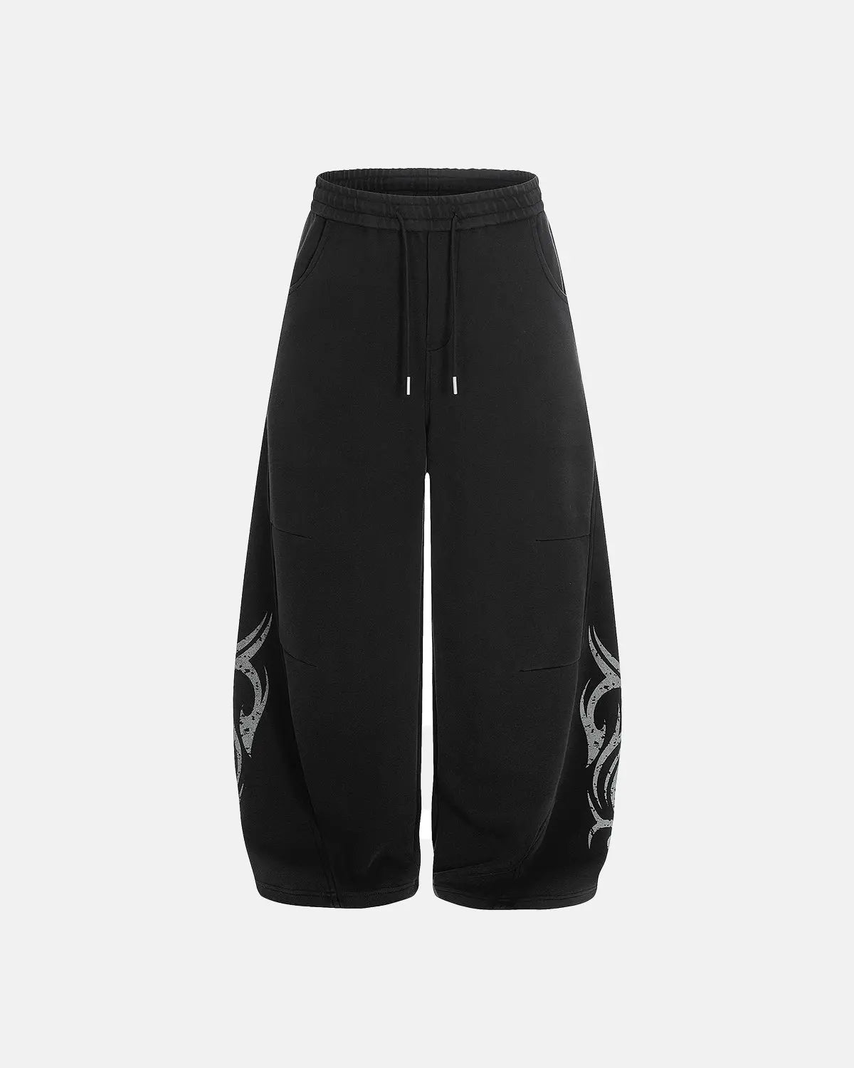 Washed Distressed Barrel Sweatpants | Flation Streetwear