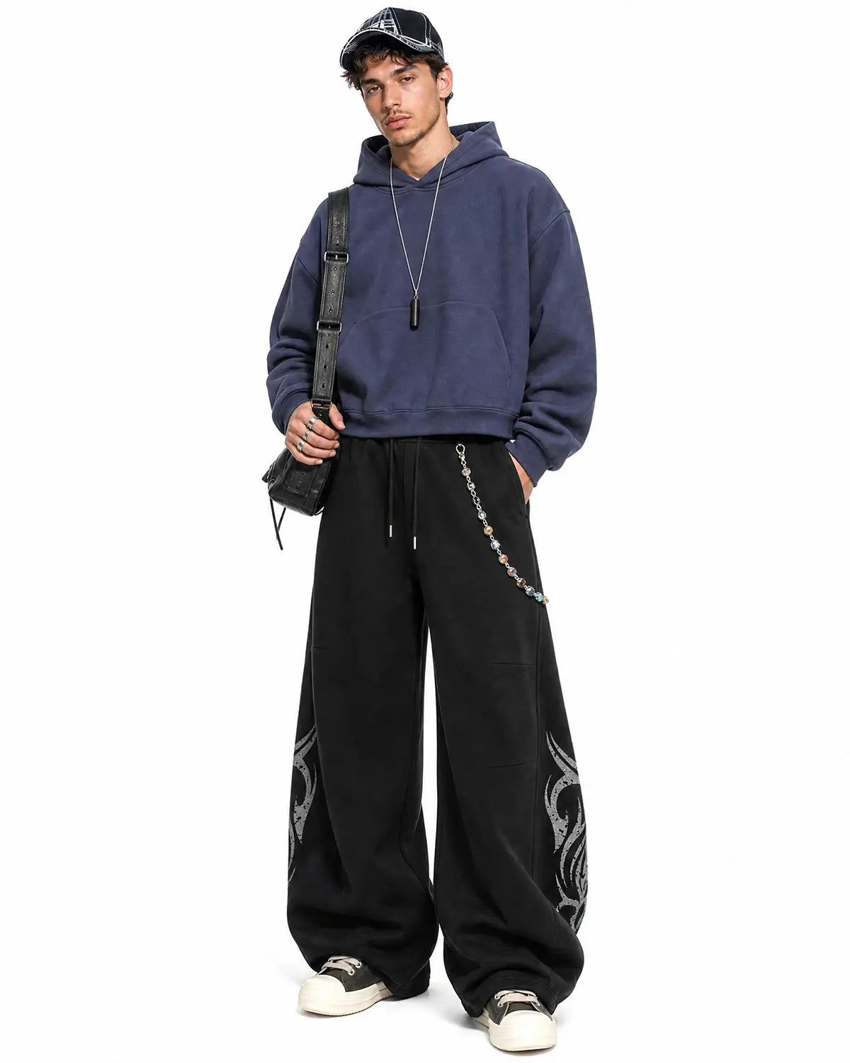 Washed Distressed Barrel Sweatpants | Flation Streetwear