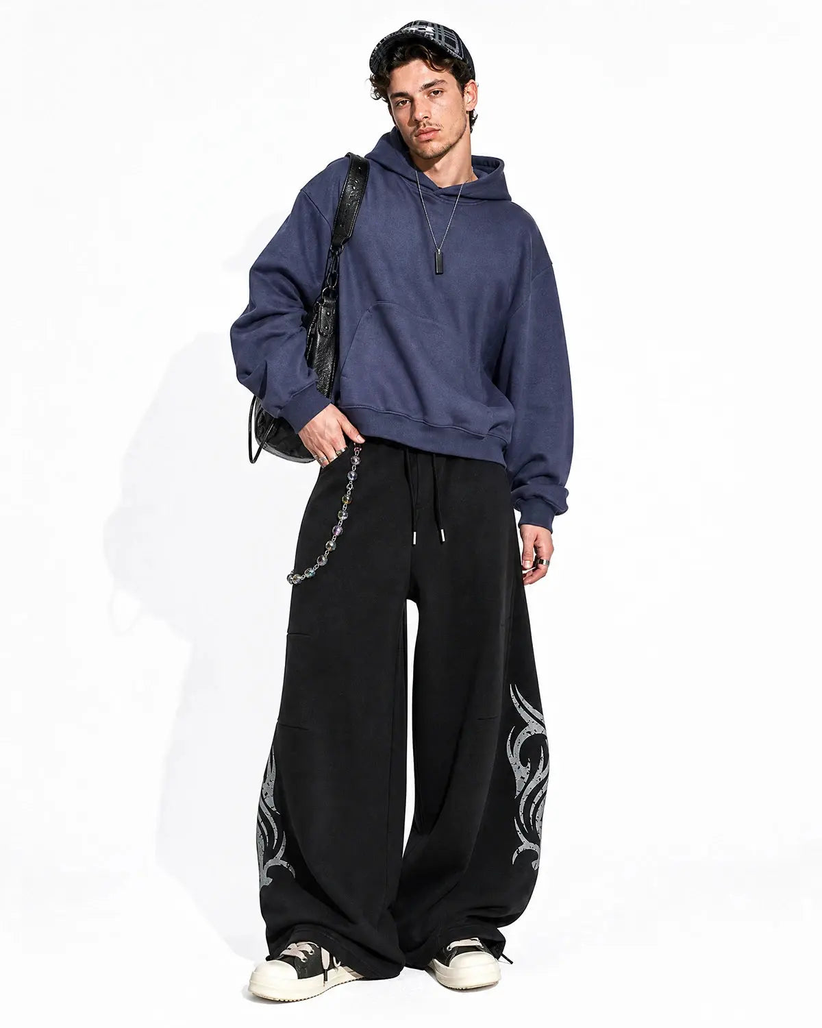 Washed Distressed Barrel Sweatpants | Flation Streetwear
