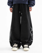 Washed Distressed Barrel Sweatpants | Flation Streetwear
