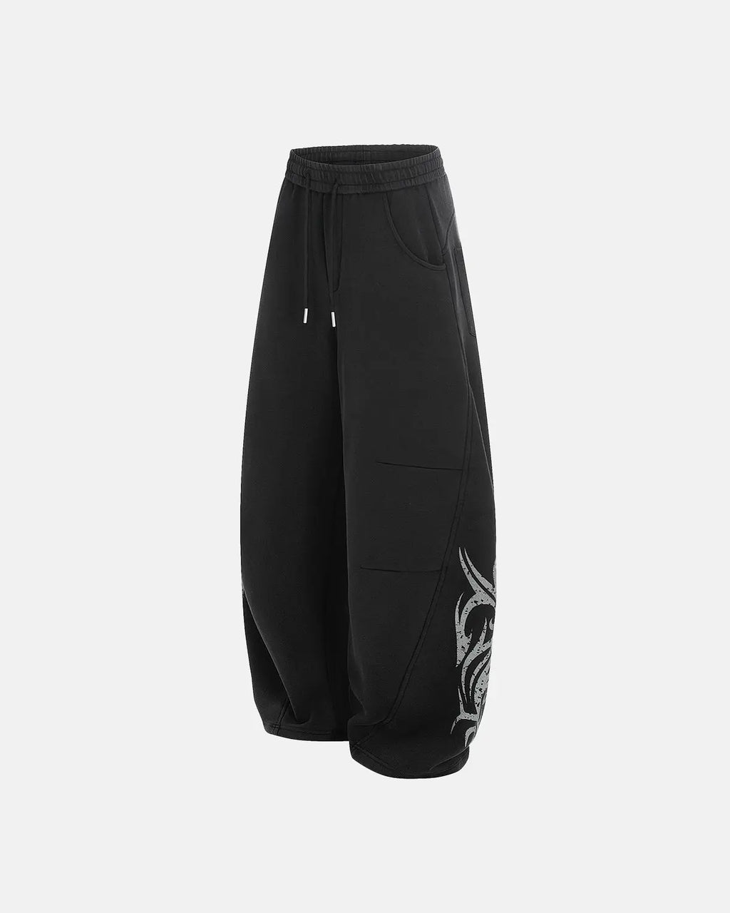 Washed Distressed Barrel Sweatpants | Flation Streetwear