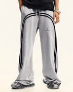 Washed Ribbon Wide Leg Sweatpants | Flation Streetwear