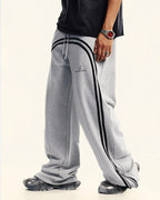 Washed Ribbon Wide Leg Sweatpants | Flation Streetwear