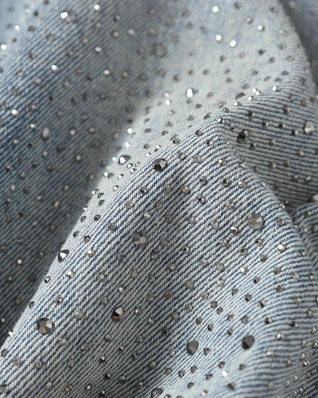 Rhinestone Baggy Barrel Jeans | Flation Streetwear