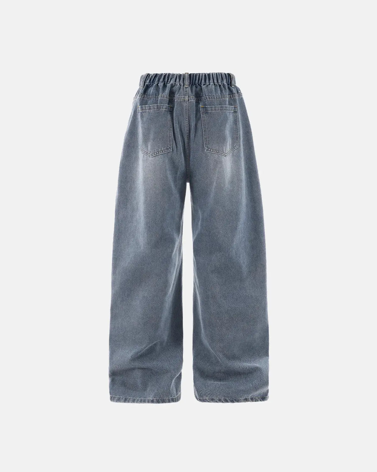 Acid Wash Detachable Bandana Baggy Jeans | Flation Streetwear