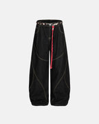 Acid Wash Stitching Baggy Jeans | Flation Streetwear