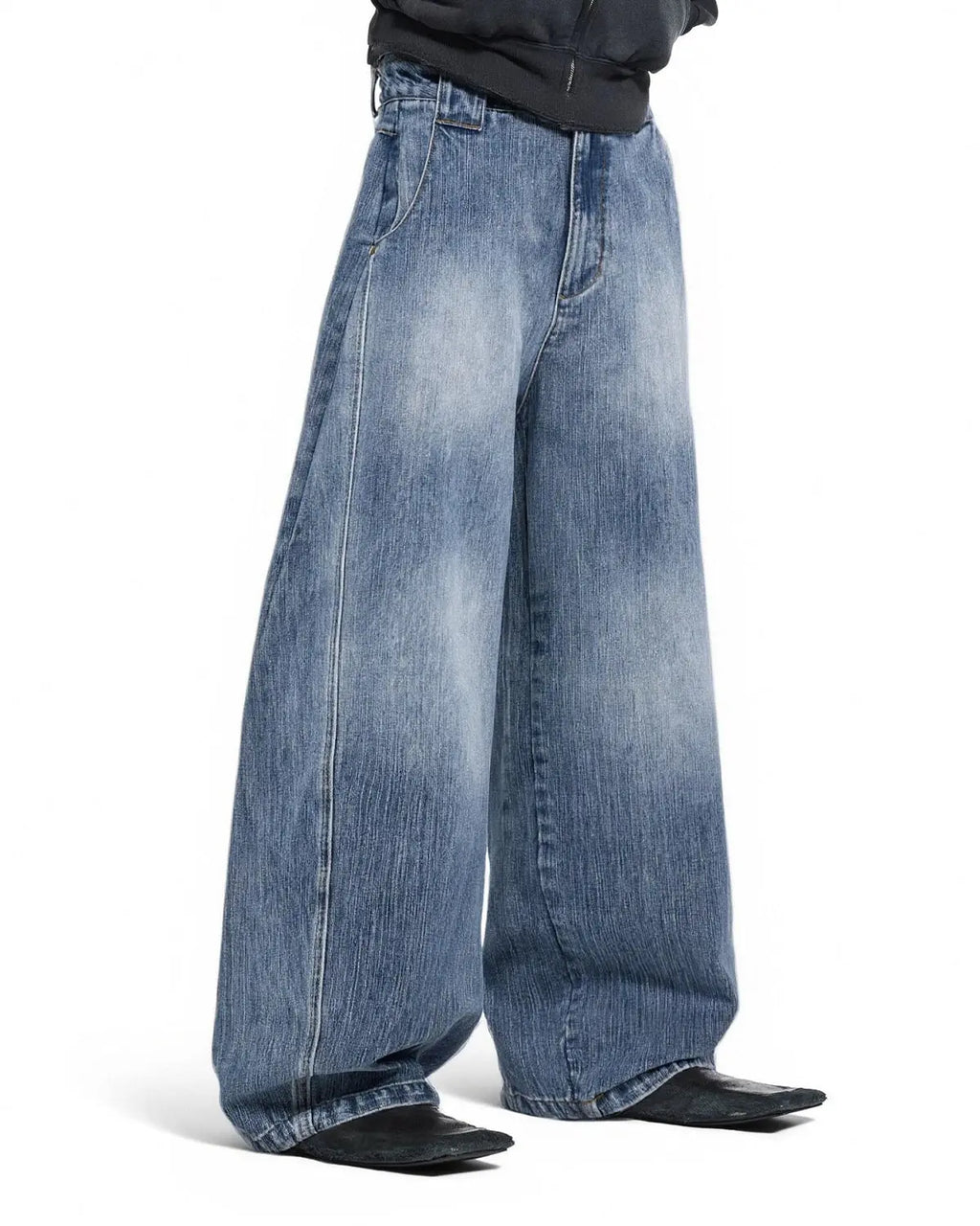 Bamboo Weave Barrel Jeans | Flation Streetwear