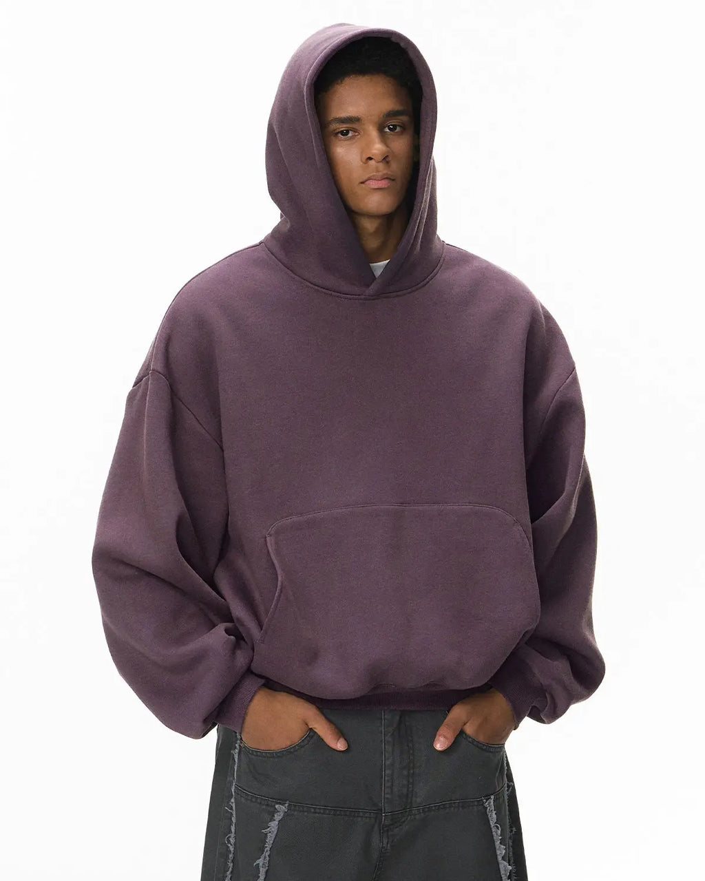 Blank Comfy Boxy Fit Hoodies | Flation Streetwear