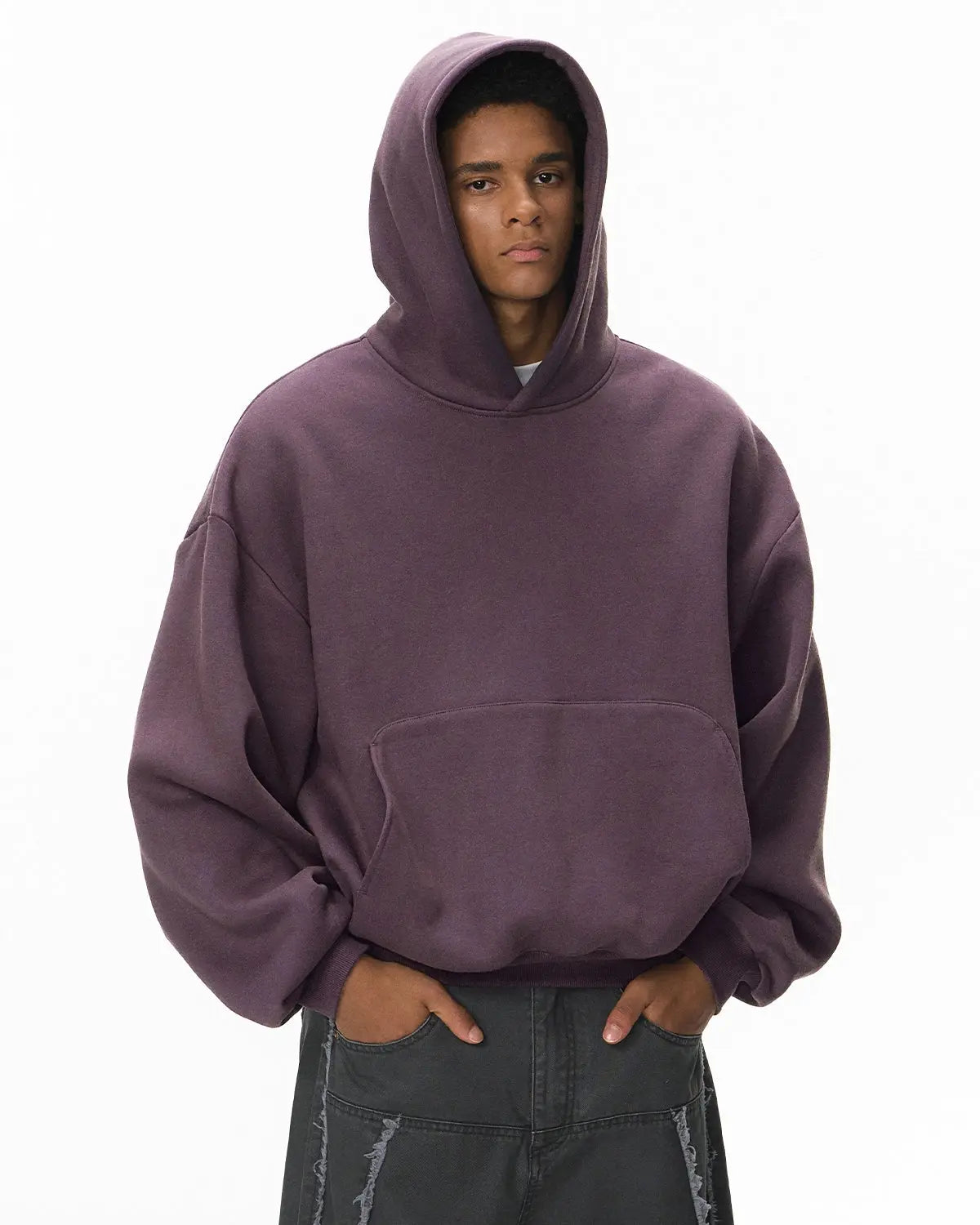 Blank Comfy Boxy Fit Hoodies | Flation Streetwear