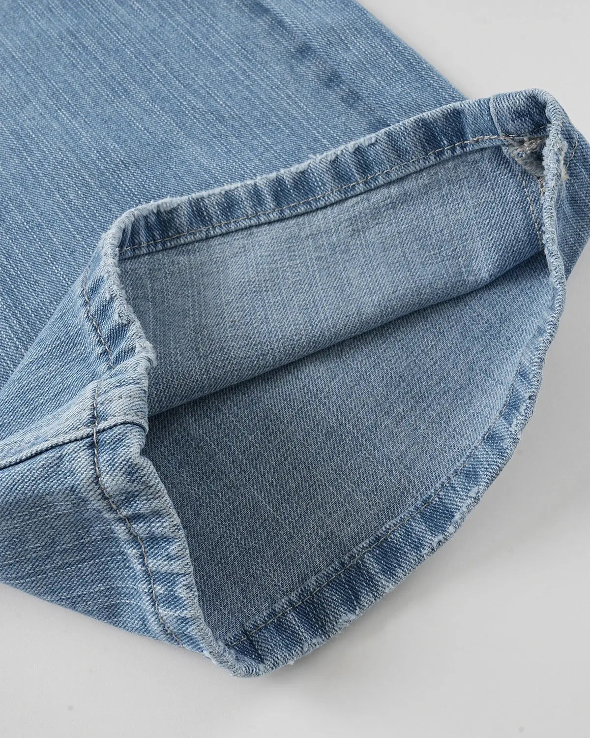 Cross Stud Bamboo Weave Baggy Jeans | Flation Streetwear