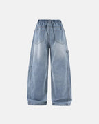 Distressed Baggy Cargo Jeans | Flation Streetwear