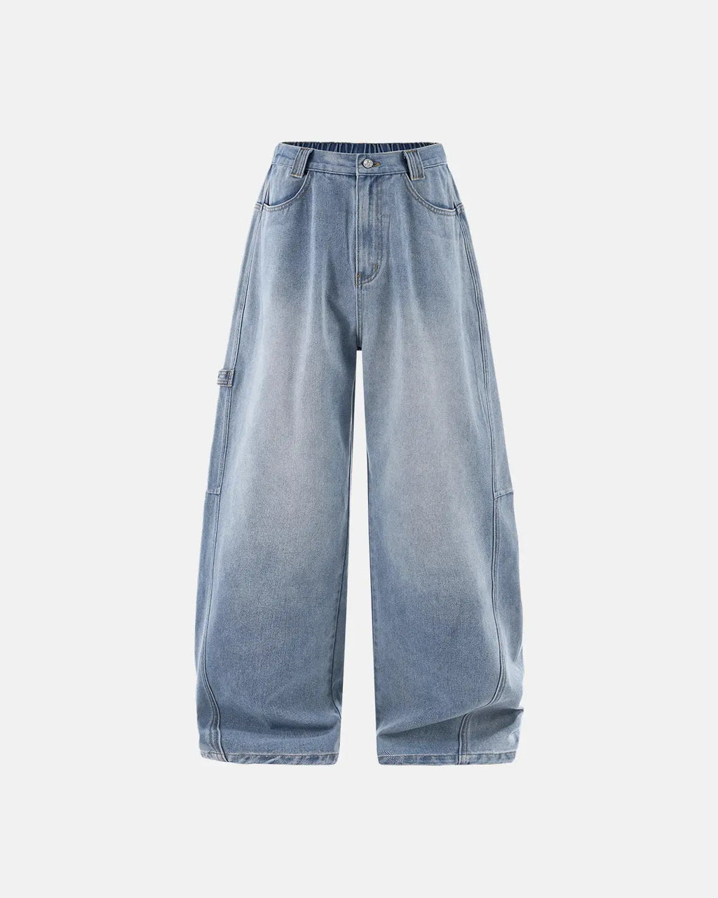Distressed Baggy Cargo Jeans | Flation Streetwear