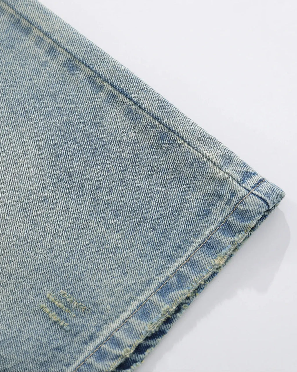 Dollar Patch Embroidery Denim Jorts | Flation Streetwear