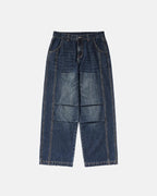 Flation Faded Dirty Baggy Cargo Jeans