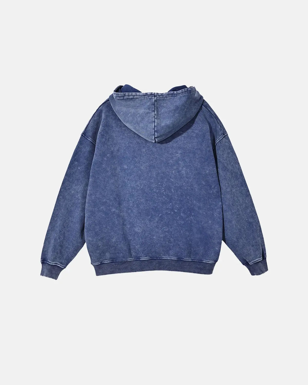 French Terry Washed Distressed Hoodies | Flation Streetwear