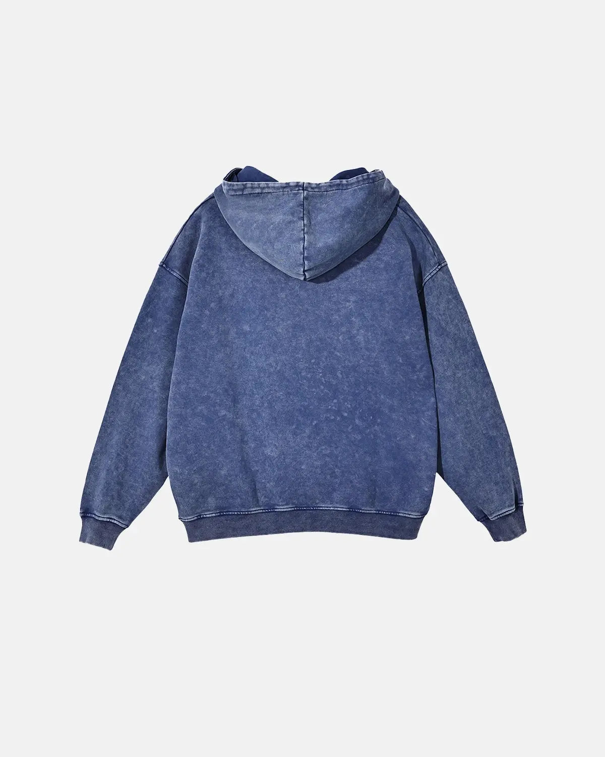 French Terry Washed Distressed Hoodies | Flation Streetwear
