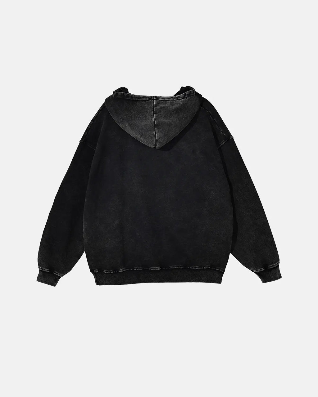 French Terry Washed Distressed Hoodies | Flation Streetwear