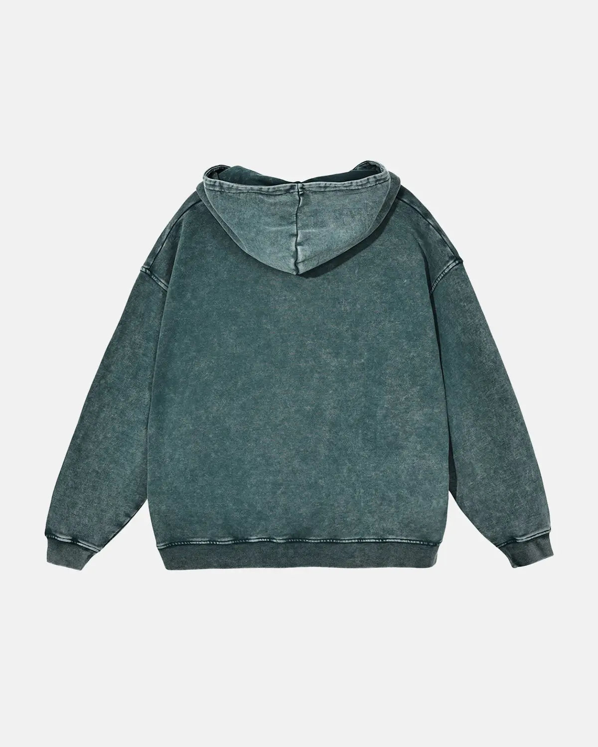 French Terry Washed Distressed Hoodies | Flation Streetwear