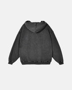 French Terry Washed Distressed Hoodies | Flation Streetwear