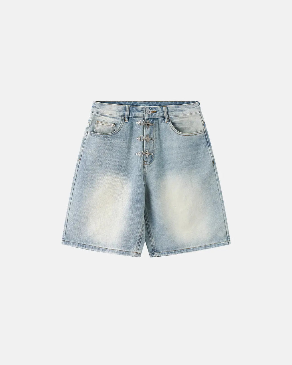 Metal Clasp Baggy Jorts | Flation Streetwear