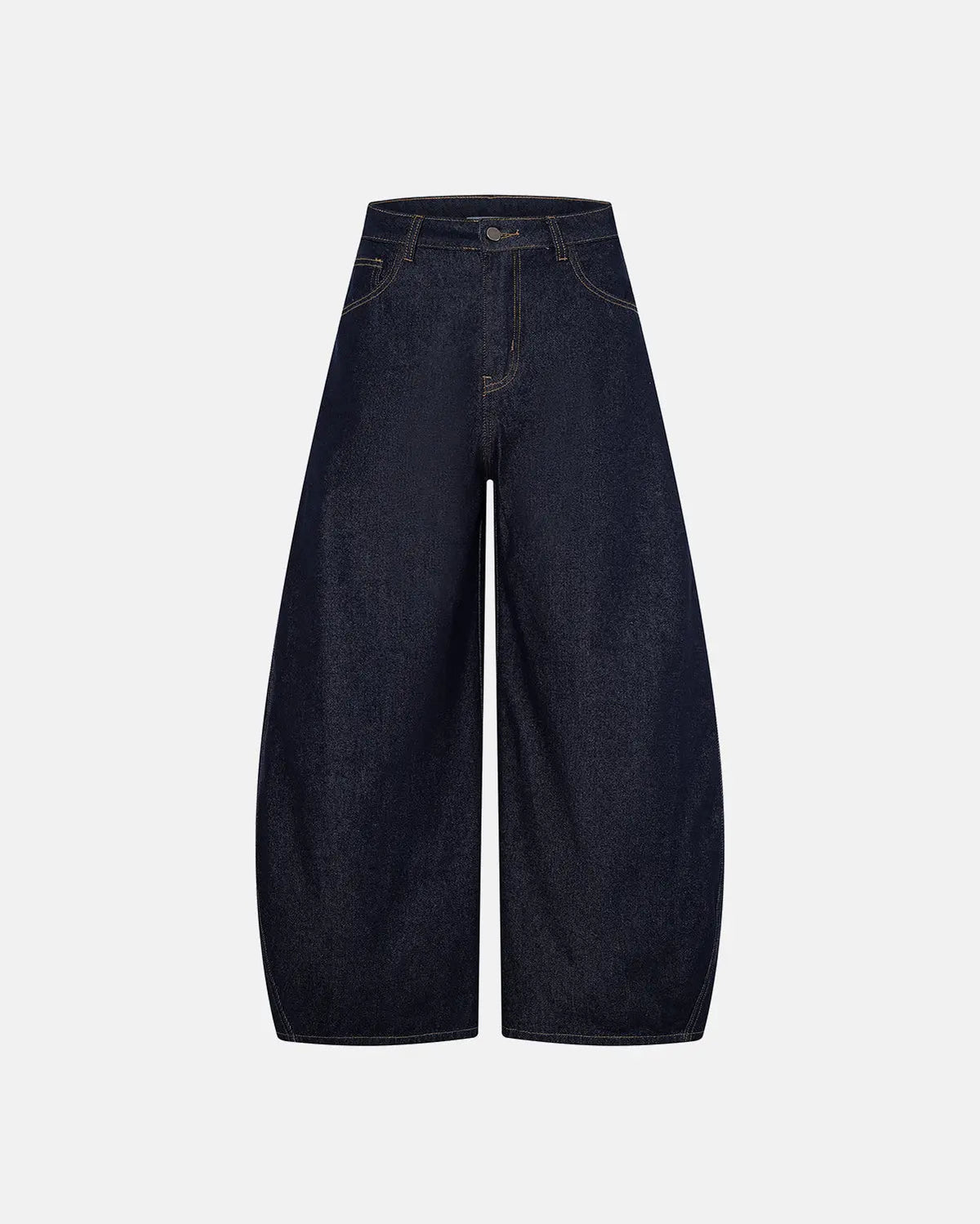 Multi Pockets Design Barrel Jeans | Flation Streetwear