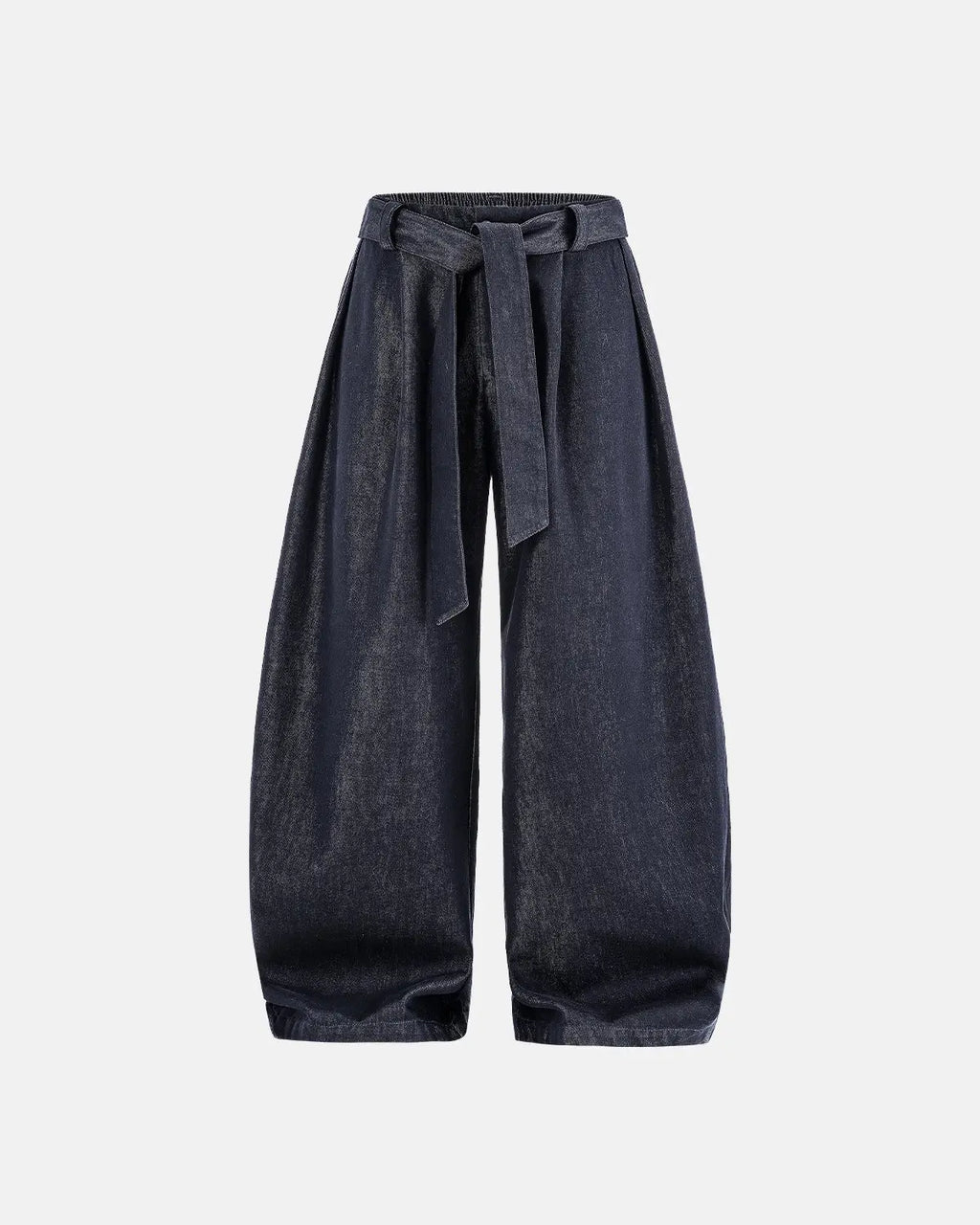 Raw Silky Denim Jeans with Belt | Flation Streetwear