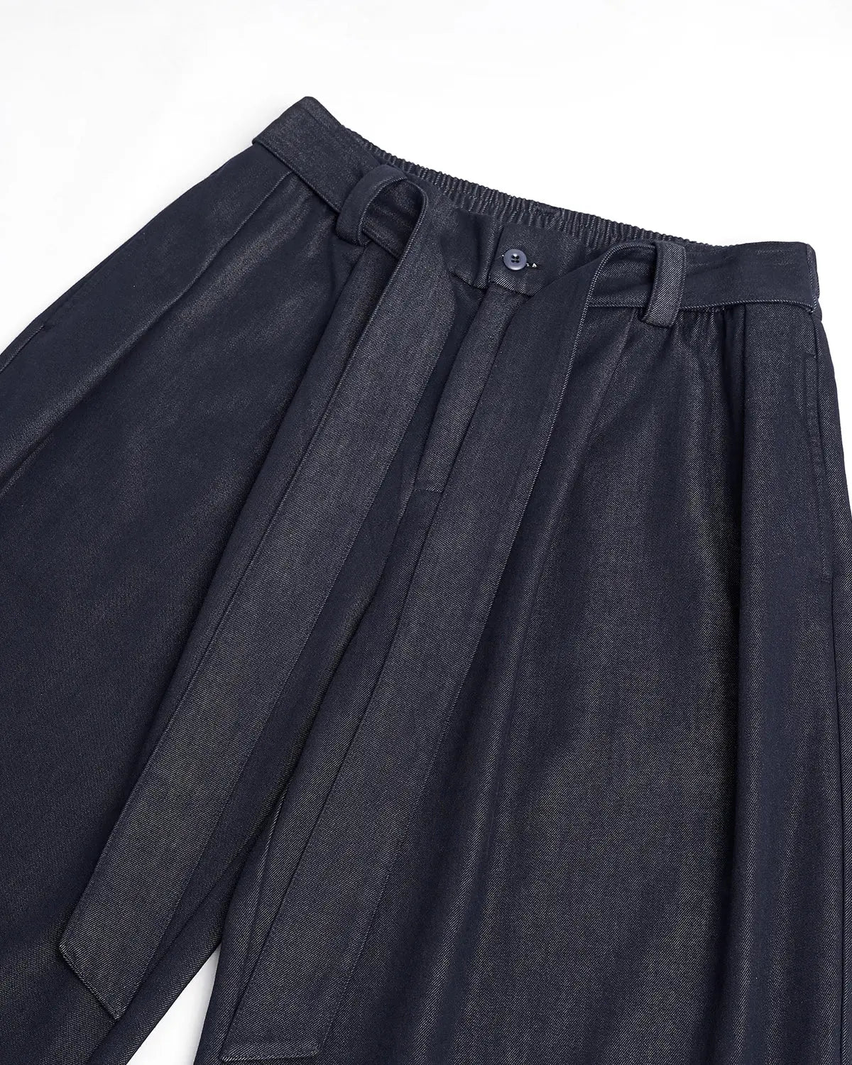 Raw Silky Denim Jeans with Belt | Flation Streetwear