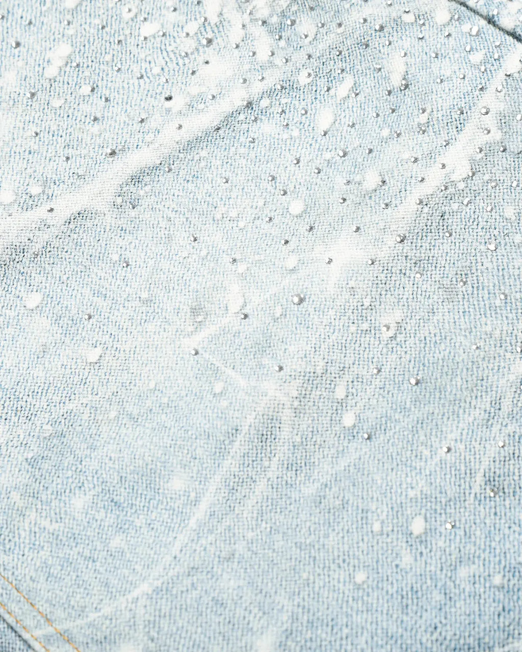 Rhinestone Lightning Baggy Barrel Jeans | Flation Streetwear