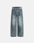Rhinestone Straight Leg Denim Jeans | Flation Streetwear