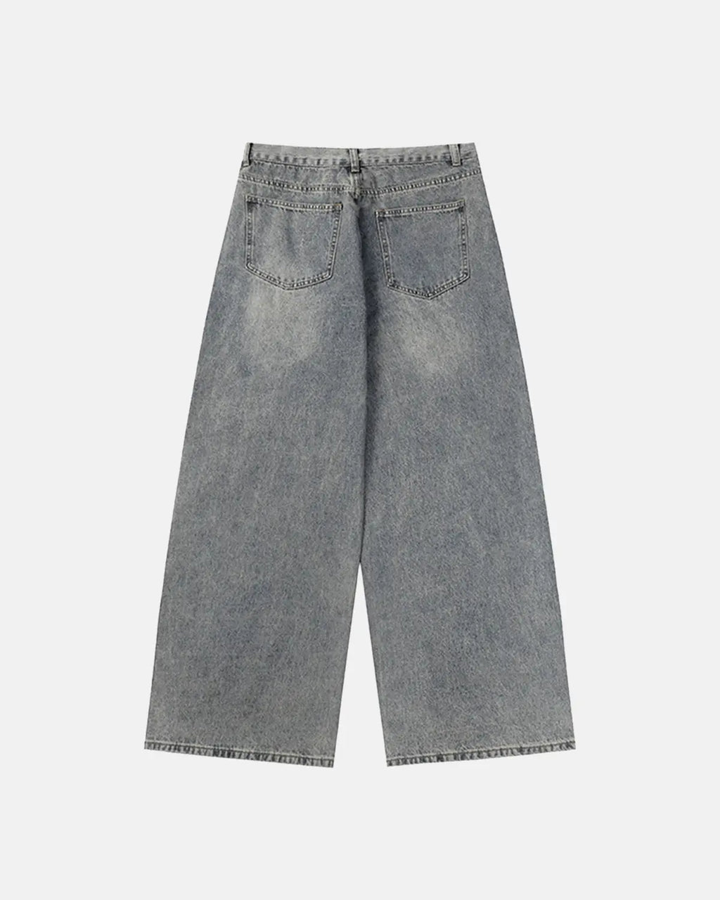 Star Patched Baggy Jeans | Flation Streetwear